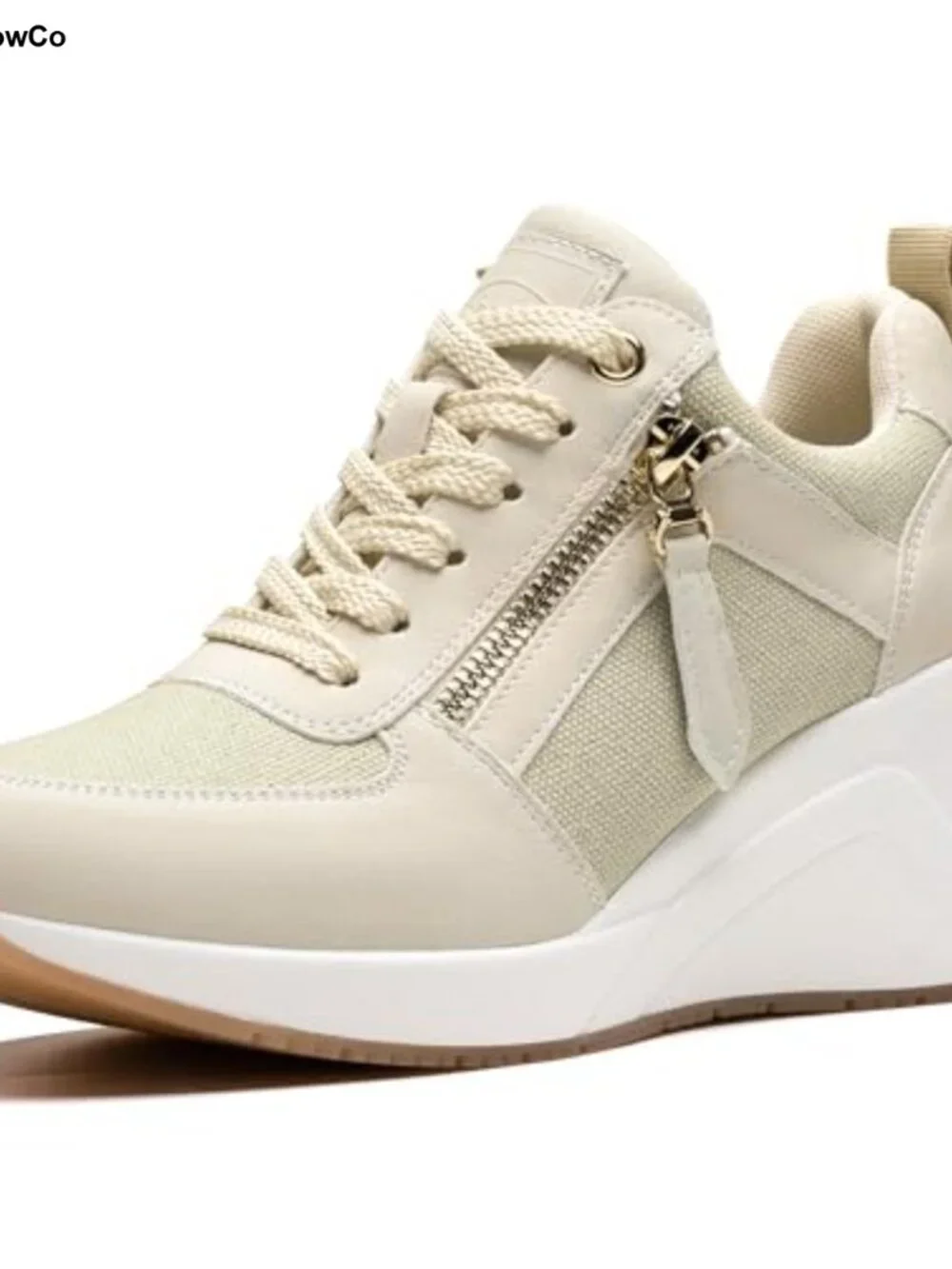 Women's Wedge Sneakers Platform Tennis Shoes Knit Breathable